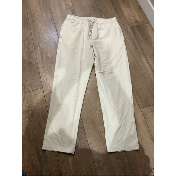 ZARA TEXTURED RELAXED FIT PANTS - Picture 3 of 8